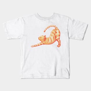 Yoga Cat Kids T-Shirt